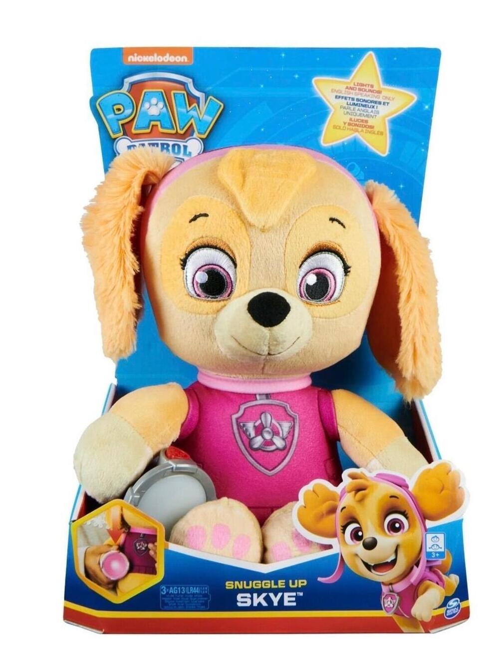 PAW Patrol: Snuggle Up Skye Plush with Flashlight and Sounds